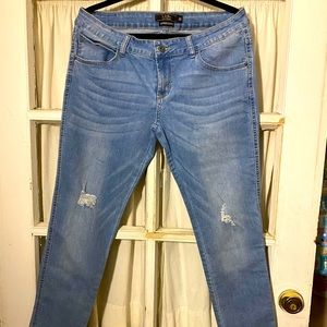 L&B skinny distressed jeans